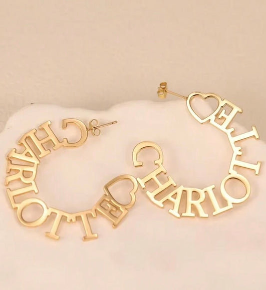 Custom Hoops Earrings