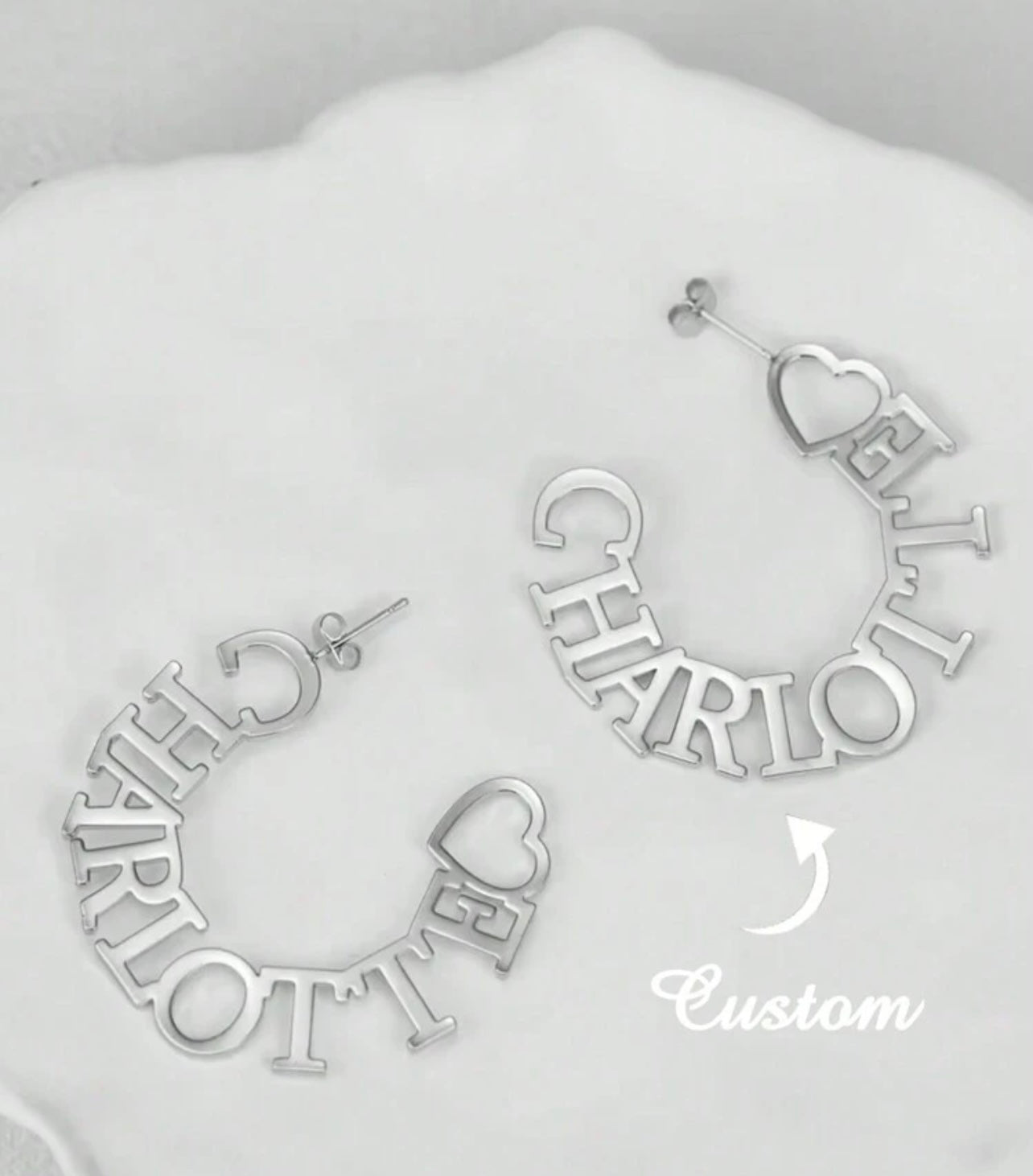 Custom Hoops Earrings