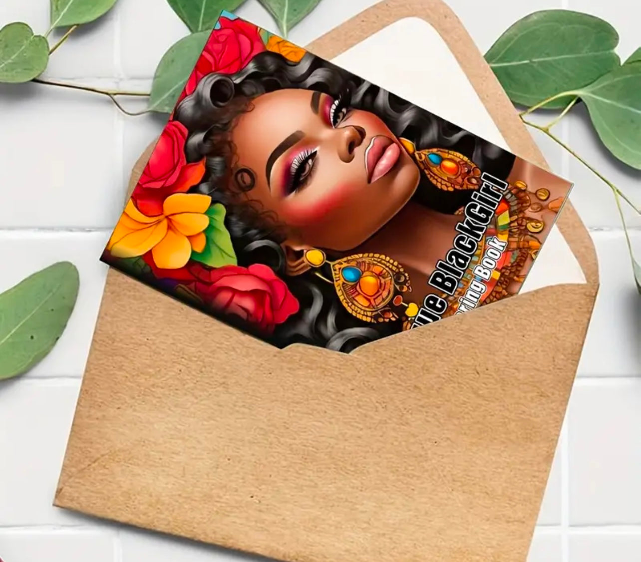 Unique Black Girl Coloring Book