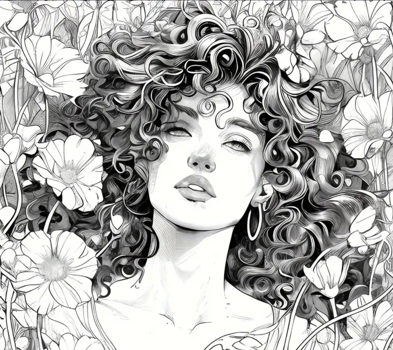 Fashion Girl Coloring Book