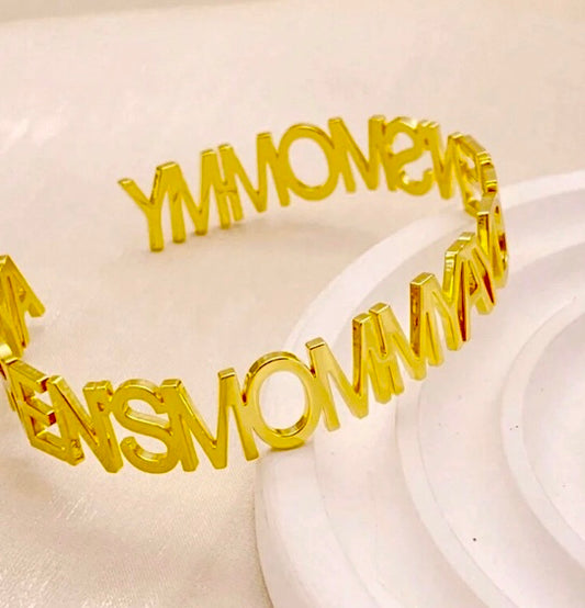 Custom Monogram Bracelet