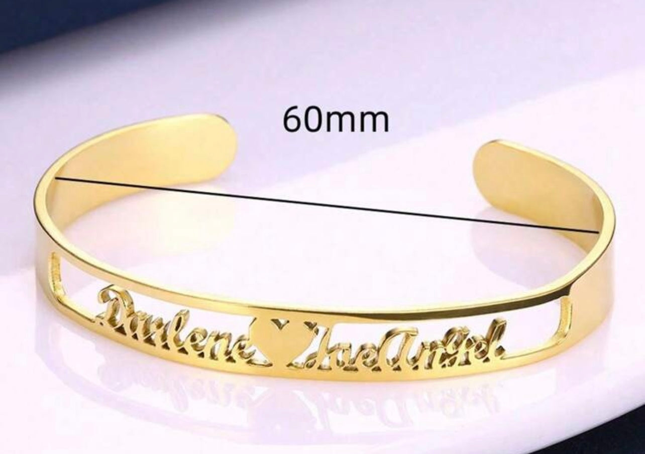 Monogram Double Face Bangle