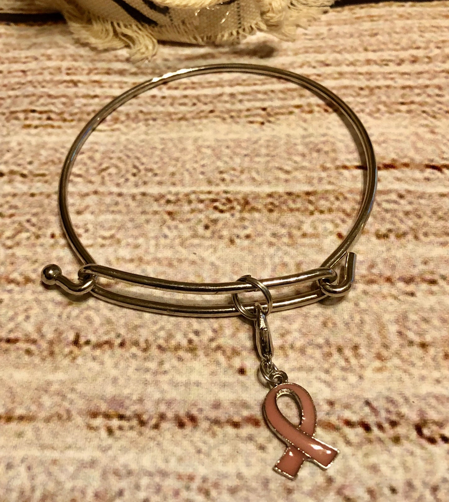 Cancer Awareness Bangle Small
