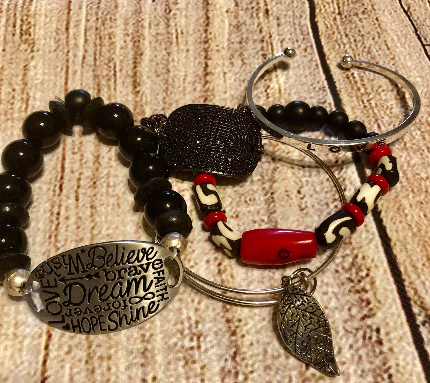 Dream Stone and Black Bling Stack
