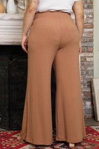 Plus Size Wide Leg Pants with Pockets