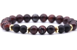 Aromatherapy Essential Oil Diffuser Bracelet RedTiger Eye Stones