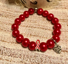 Red Awareness bracelet 3