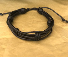 Leather twist knot