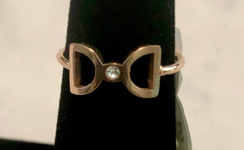 Fashion Diamond Bow Tie Ring