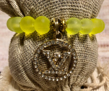 LV Yellow Frosted Bead Bracelet II
