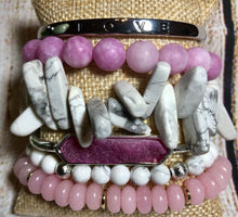 Bohemian Design Jewelry Pink Stack 15