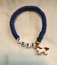 Clay Letter Unicorn Bracelets for Adults/Children