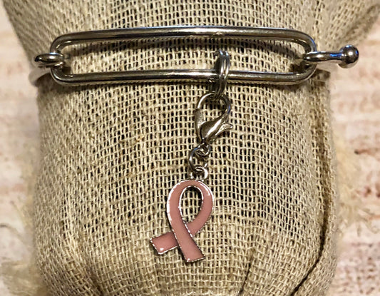 Cancer Awareness Bangle Small