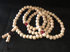 Healing Buddha Beads white