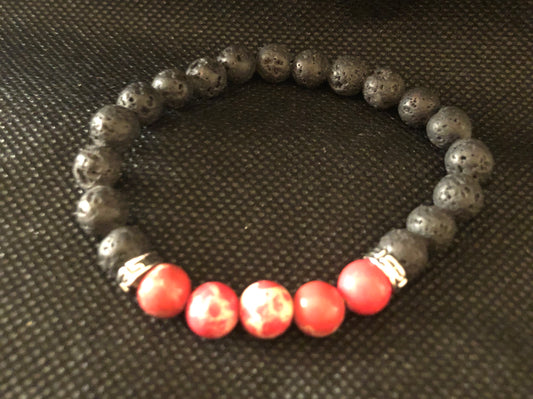 Healing Chakra garnet Jade Lava