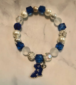 Zeta Crystal Pearl Bracelet