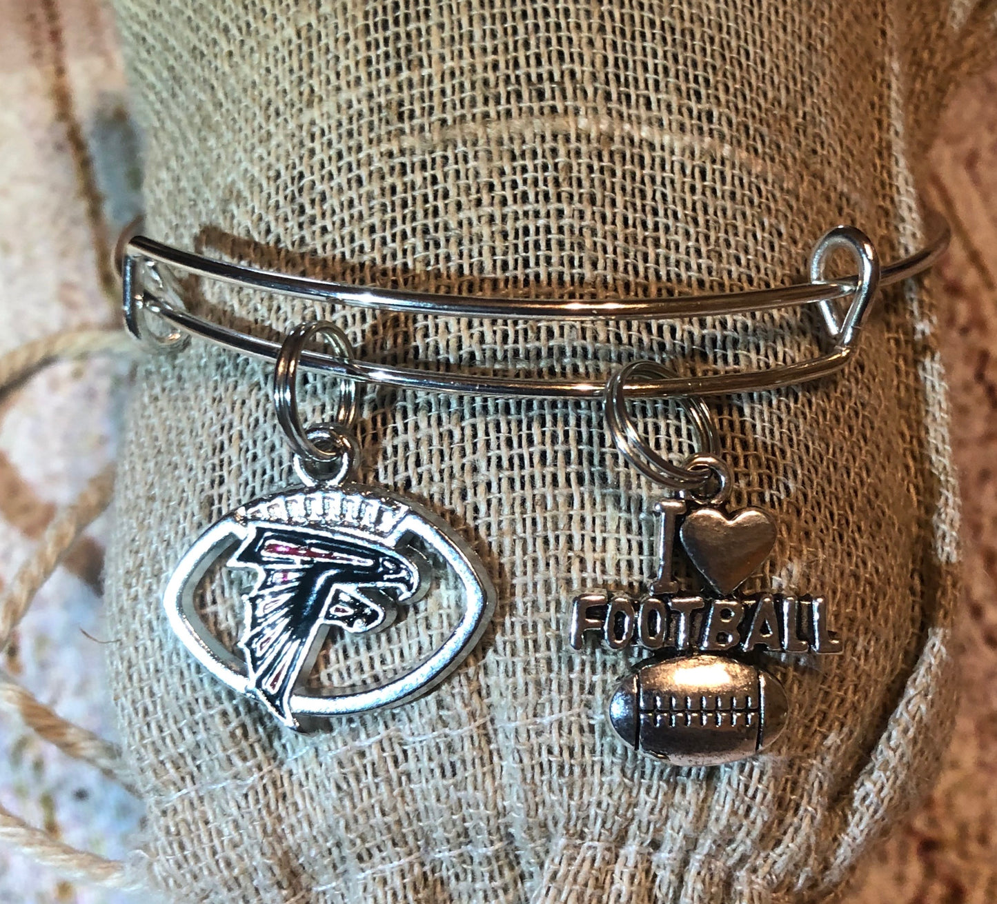 Falcons Charmed Bangle