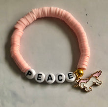 Clay Letter Unicorn Bracelets for Adults/Children