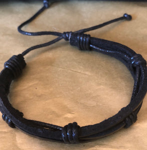 Leather Triple Knot