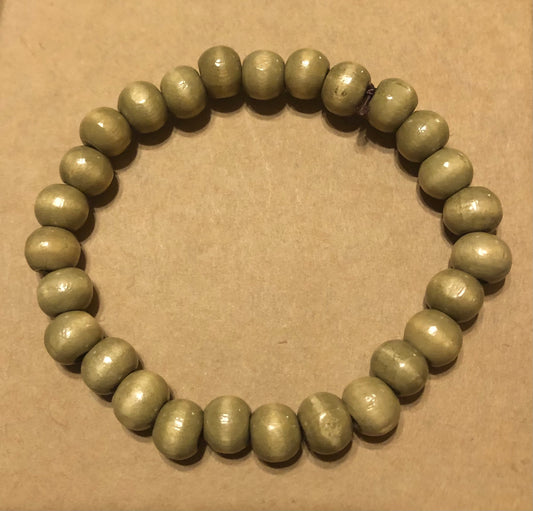 Beige African Bone Healing Bracelet