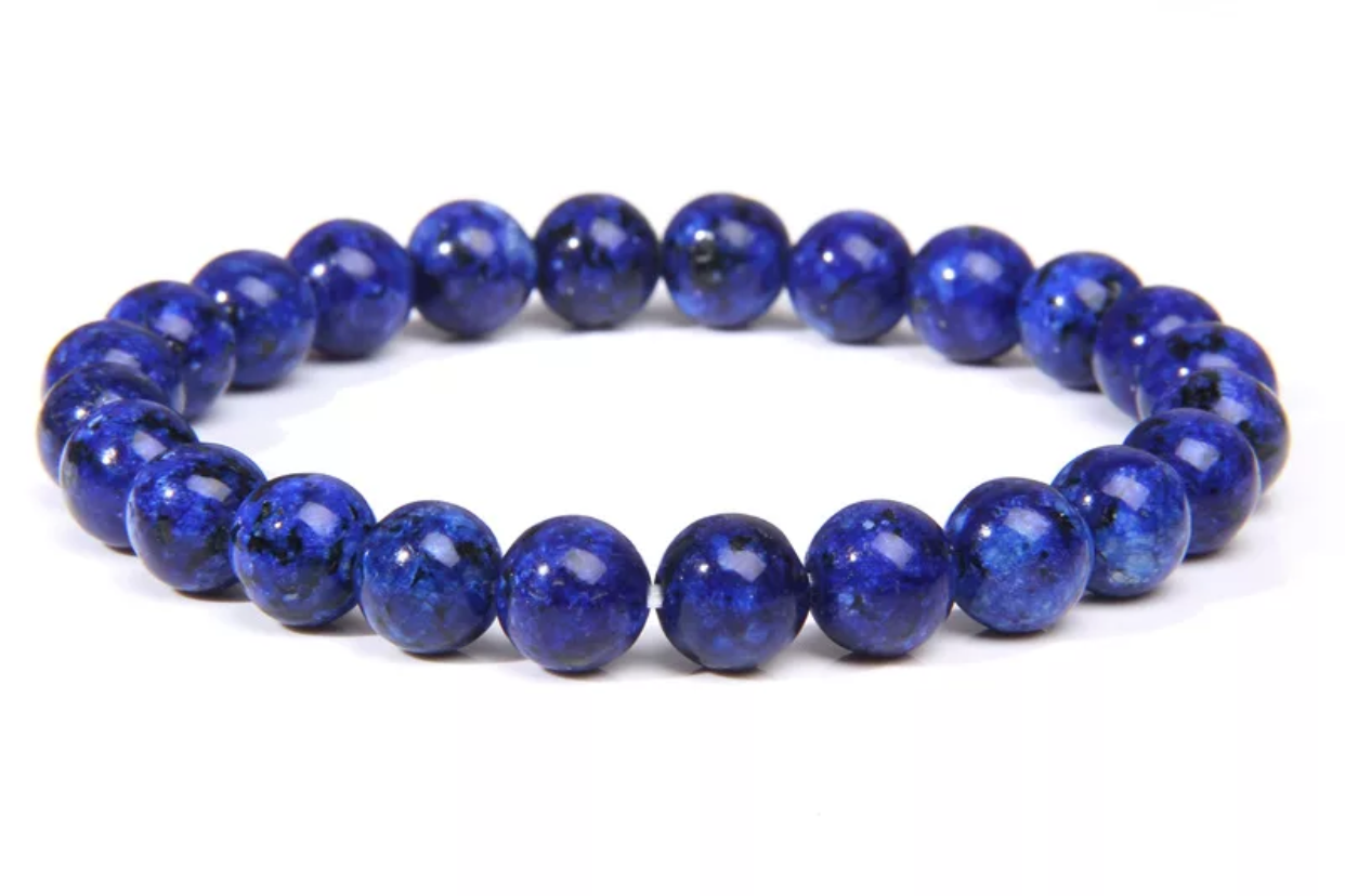 Natural Energy Stone beaded Bracelet Lapis Lazuli