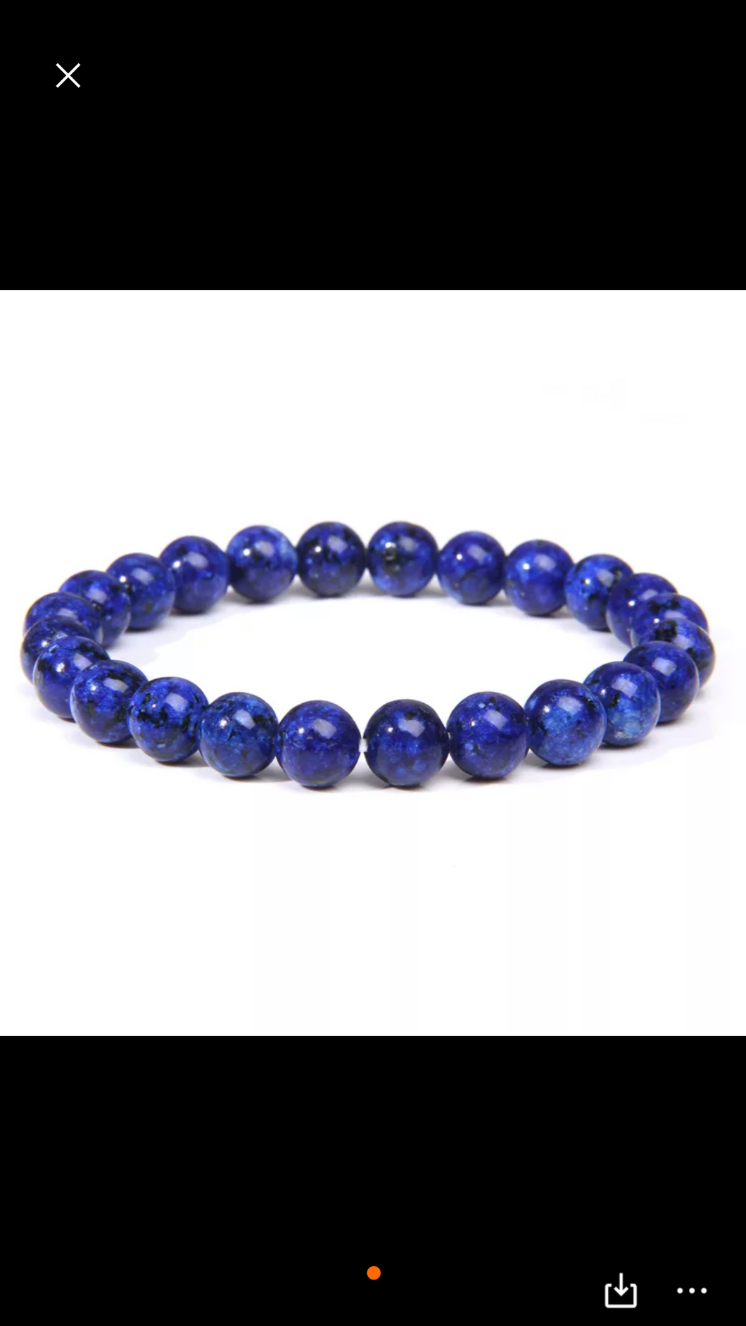 Natural Energy Stone beaded Bracelet Lapis Lazuli