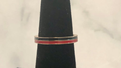 Fashion Green/Red Gold Ring
