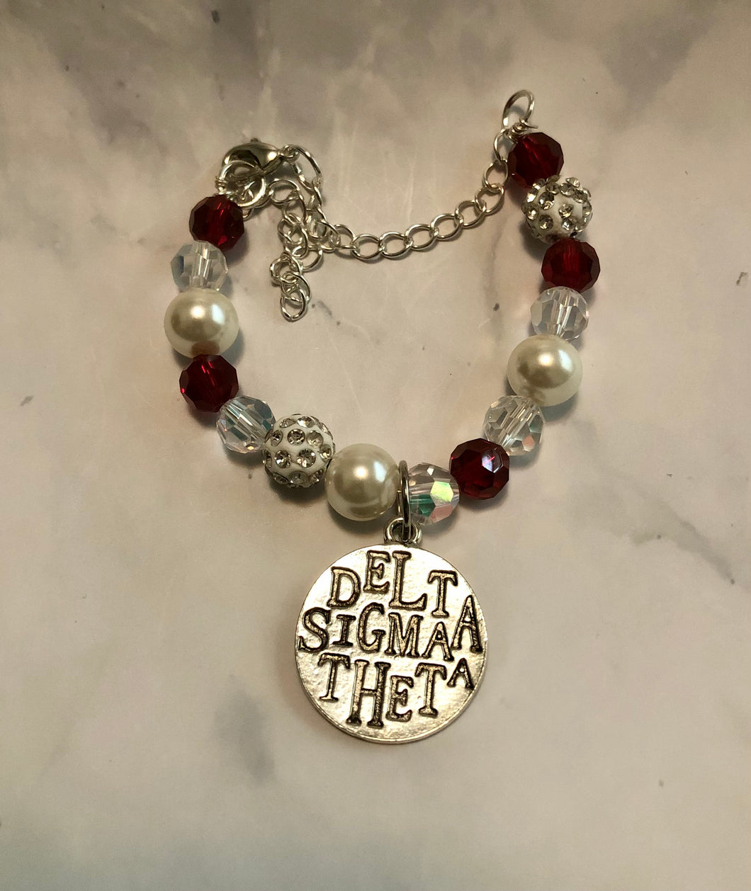 Delta Crystal Wire Bracelet