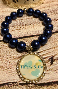 Tiffany Satin Beaded Bracelet