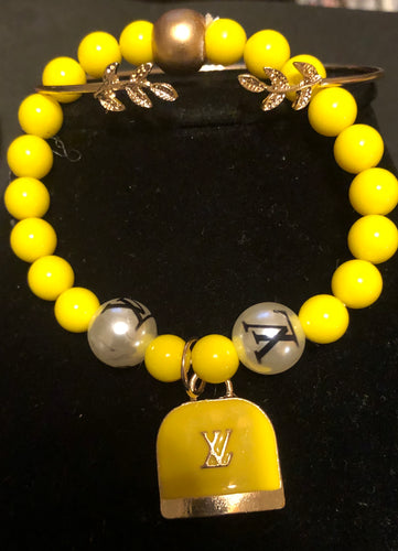 Yellow LV  Stone Leaf