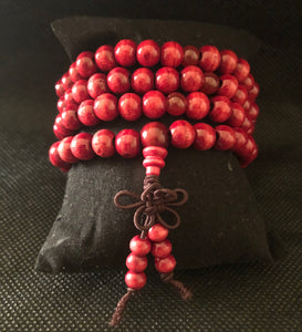 Healing Buddha Beads Red
