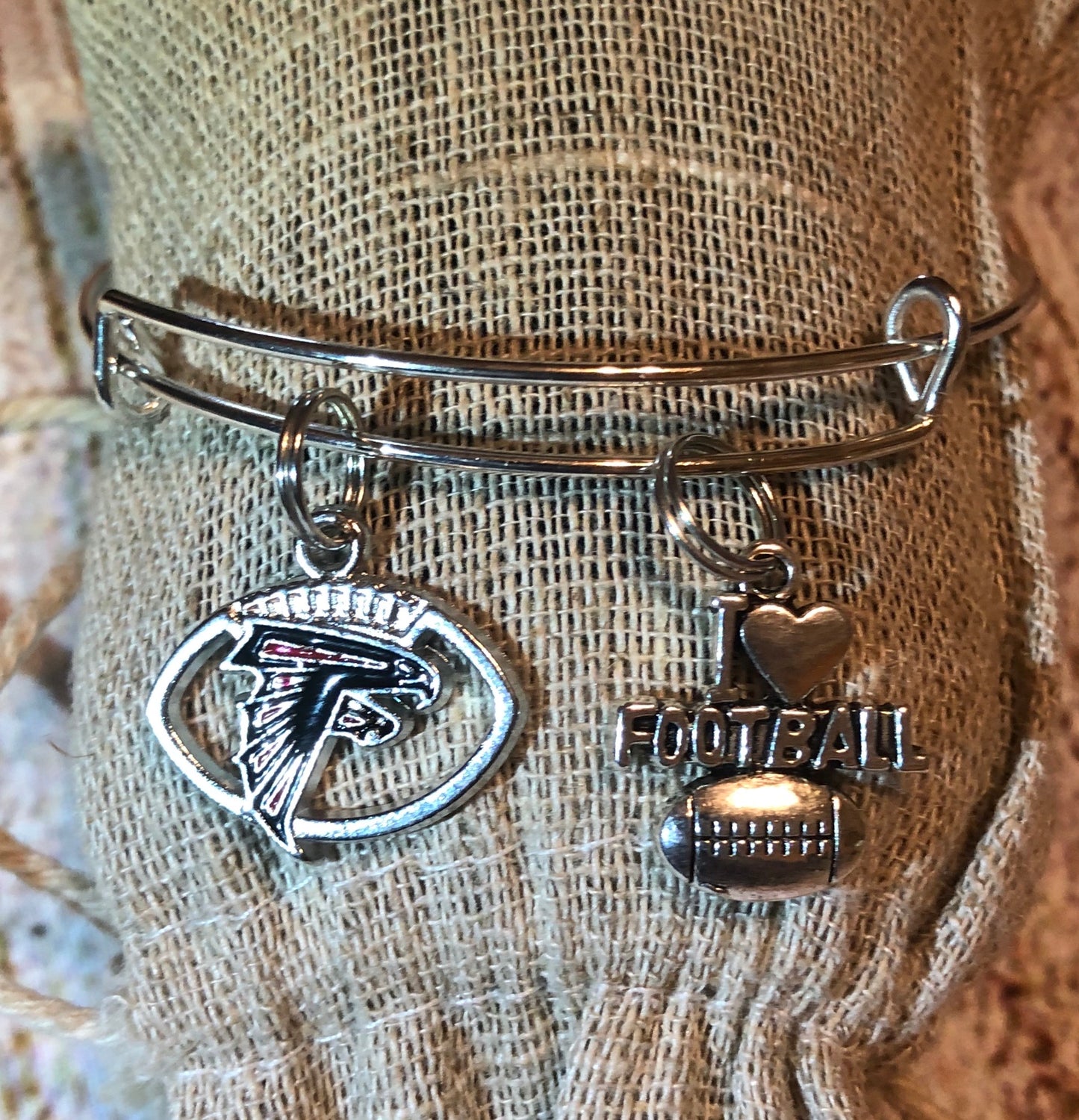 Falcons Charmed Bangle