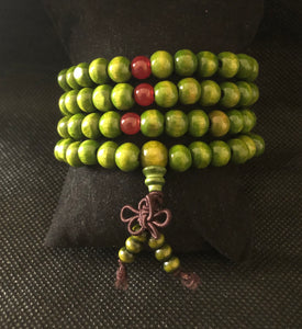 Healing Buddha Beads Green