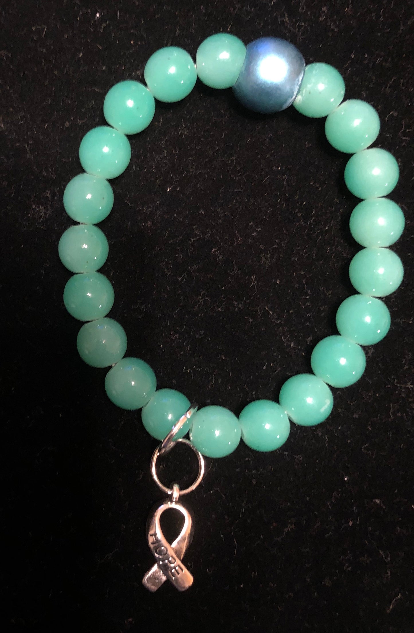 Teal Awareness Bracelet