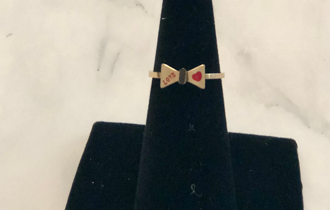 Love Bow Tie Ring