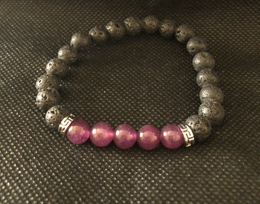 Healing Chakra Amethyst Lava