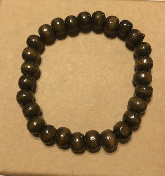 Brown African Bone Healing Bracelet