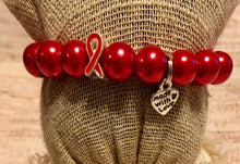 Red Awareness bracelet 3