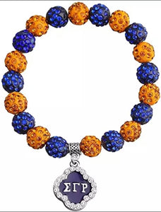 Sigma Rho Charmed Bracelet